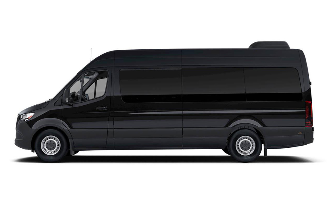 Ford Transit dashboard and steering wheel