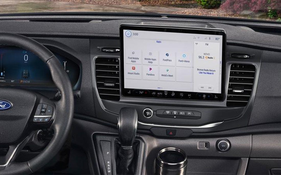 Ford Transit front cabin view